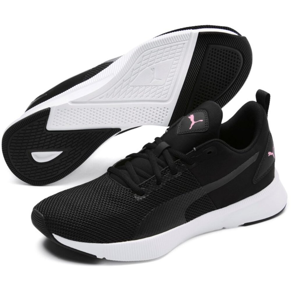 Puma Black and Pink Athletic Shoes